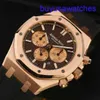 AP Movement Wrist Watch Royal Oak Series 26331OR OO D821CR.01 Watch Coffee Plate Automatic Mechanical Rose Gold Mens Watch