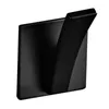 Hooks Modern Wall Mount Black Metal Hook Key Holder Adhesive Square Towel Hanger Rack