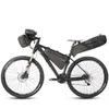 Rockbros 8L MTB Road Bike Bags Triangle Bag Pouch Reflective Rainproakt Pannier Portable Justerbar cykelpåse Bike Accessories