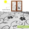 Window Stickers Frosted Film Decals Privacy Electrostatic Adsorption Anti-UV Static Cling Non-Adhesive Glass Home Decor