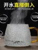 Hög borosilikat med handtag Glass Tea Cup Creative Hammer Water Cup Hushållssaft