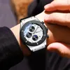 Montres-bracelets Chenxi Top Montres pour hommes Sports de mode Fashion Sports imperméables Chronographe Lumineux Moon Phase Horloge masculine