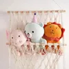 Tapisses Boho Tapestry Wall Decor Nordic tissé Coton Cotton Double couche Doll Toys Stand Stand's Children's Room