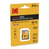 Kort Kodak 256 GB SD -kort UHSII U3 ​​V90 Ultra Pro SDXC Flash Memory Cards 8K HD Video Max High Speed ​​280 MB/S för DSLR -kamera dator