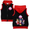 Girls Fall Clohtes Nouveaux arrivants True et l'anime rainbow royaume tenue pour enfants veste à capuchon