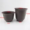 15cm plastic Garden Flower Pot Plant Succulent grow nursery Pots veg Planter Home tools Tray Flowerpot for bonsai herb