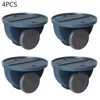4pcs Adhesive Swivel Casters Universal Furniture Wheel Castor Roller for Storage Box Platform Trolley Chair Paste Pully