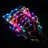 Led Rave Toy Luminescence Headdress Cat Ear Rabbit Eared Hair Band With LED Flash Toys 1PCS 240410