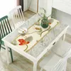 Not Transparent PVC Table Cloth Waterproof Oilproof Waterproof Hot Resistence Table Covers Placemats Textiles Soft Glass Pad Mat