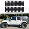 Aluminium ALLIAM ARRIÈRE PORTE PORTE VIÈSE Secrat Verre Sécran de couverture pour Jeep Wrangler JK JKU JL JT 4-DOORS 2007-2022 ACCESSOIRE DE CAR