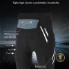 Nouveaux hommes Pantalons de vélo élastiques Pantalons serrés de Vêtements de vêtements Gel PALF COULAGE CHOSE BICY