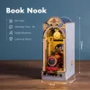 RoboTime Rolife DIY Dollhouse Book Nook Travel Time Travel 3d Wooden Puzzle Booknook for Bookshelf insert Decor - TGB04