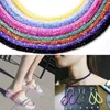 1yard 6 mm glitter pailletten strass zachte buis snoer touw touwtouw voor doe -het -zelf kledingschoenen hoed sieraden armband feestdecoratie