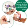 MINI KORT SCREWRIVER KIT Sewing Machine Skruvmejsel Ställ in bilreparationsverktyg Ett platt huvud och en Phillips -skruvmejsel