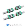 2 Pcs HGR25 1250 1300 1350mm Linear Guide Rail With 4 Pcs HGH25CA Steel Flange Carriage HGW25CC Bearing Blocks For CNC Engraver