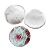 Stora rosblomma venrar silikonformar fondant sockerscraft gumpaste harts lera vatten papper tårta dekorera verktyg m2302