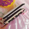 Peach Cute Pencil Case Canvas Stationery Bag School Potlood Cases For Children Pen Bag Student Pen Case Geschenken Kawaii Storage Bag