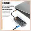 Хаб 10 в 1 USB C Hub PD 100W Тип C до 4K/30 Гц док -станции для ноутбука HDMICATIBLE PD USB RJ45 VGA PD TF/SD CARD Reader