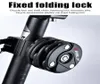 As fechaduras de bicicleta rodam a trava de bicicleta com 3 teclas liga a liga de zinco poderosa ciclismo de montagem Chain4954521