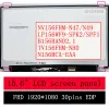 Skärm 15.6 "IPS Laptop LCD -skärm NV156FHMN49 FIT NV156FHMN47 för Lenovo ThinkPad T570 T580 E580 E585 E590 E595 1920x1080 30PINS EDP