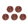 5pcs 5cm Rattan Ball Christmas Wedding Decorativo Ornamento em casa Decorações de mesa de festas