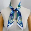 2024 new small silk scarf women's summer decoration light scarf temperament silk scarf