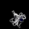 10st Ny charm bläckfisk formar pärlburlås aromaterapi diffusor hänge halsband armband diy smycken gör bulk