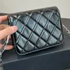 Luxury Designer Classic Mini Shoulder Bag Diamond Mönster quiltade högkvalitativa flerfärgade kvinnor Crossbody Bag Ny Classic Lady Fashion äkta läderhandväska