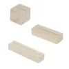 1PC Bevel Natural Wood Memo Clips Photo Holder Clamps Stand Card Desktop Message Crafts