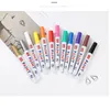 12colores Colorido marcador Pintura Pensas impermeables Permanente Pen Metálico Pen Diy Epoxi Resin Molde Dibujo Suministros para estudiantes Pen