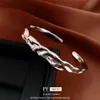 Irregular Pleated Opening with A Cool Luxurious Style, Internet Celebrity Temperament, Personalized and Versatile Bracelet