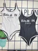 Women's Swimwear Designer Dames high-end alfabet dames uit één stuk zwempak gevulde zwempak conservatieve strandmode damesvakantie zwempak