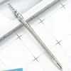 Creative Spring Pen Pressão Reduzindo Caneta Metal Ball Caneta Multifuncional Pens Magnetic School Office Stationery Gifts