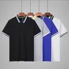 AAA 2024SS Designer Polo Men de luxe Polos Casual Mens T-shirt Snake Bee Letter Imprimerie broderie Fashion High Street Man Tee