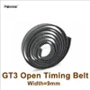 Ancho de correa sincrónica Powge GT3 = 9/15 mm Fit 3gt Polea 3GT-9 Caucho GT3 9 Cinturón de sincronización abierta Accesorio de impresora 3D 3GT-15