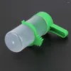 Andere Vogelversorgungen 1PC Feeder Waterer Trinker Haustierclip für Papageienwasserspender landwirtschaftliche Ausrüstung (Größe: m/l)