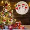 Kerstkousen Cat Dog Paw Print Candy Bag Hangen Kerstmis Ornament Noel Nieuw Jaar 2022 Kerstdecoraties voor Home