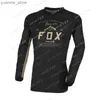 Cykelskjortor toppar mens enduro jersey bat motocross motorcykel t-shirt mountainbike tröja jersey snabbt-torrt racing downhill tröja y240410