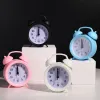 Creative mute pointer alarm clock multifunctional bedroom living room small clock can hang simple and personalized alarm clock