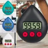 Mini Digital Kitchen Timer Big Digits Loud Alarm digitale douchetimer met groot LCD -display voor het koken van baksporten