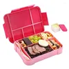 Abendessen Kinder Salat Mittagessen Behälter Erwachsener Jar Square Dressing Mikrowelle Safe Bento Box Big Pot