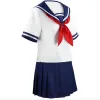 Anime Yandere Simulator Ayano Aishi Cosplay Costumes Girls School JK Uniforme Women Dress Full sets