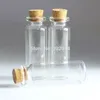 전체 -100 15ml 메이슨 항아리 유리 병 vials jars with cork stopper 장식 코르크 작은 미니 액체 병 부엌 supplie286p