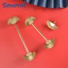 2pcs Creative Sector Brass Door Handles Nordic Furniture Handles and Knobs for Cabinet Kitchen Cupboard Drawer Pulls Hardware