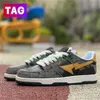 Casual Men Buty Sk8 Sta Sneaker Court kąpiel małpy Nigo ABC różowy niebieski niski brązowy kość słoniowa vintage beżowy indygo białe czerwone męskie męskie gai gai