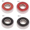 4pcs/lotto pattinaggio skate skateboard ruota a sfera Cuscinetto ABEC-7/9 608 Rs 2RSE Skateboard Cusciness Accessori