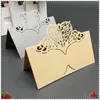 10/50/100st Namnkort Sätskort Laser Cut Place Escort Card Party Supplies Wedding Decorations Wedding Invitations 5Z