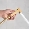 Shbshaimy Golden Brass Bathras Bidet Faucets High Pressure Sprayer Shower Tap Bidetトイレ洗濯機ウォータートイレスプレーガン
