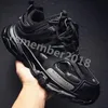 Luxury Designer Track and Field 3.0 Sneakers Man Plateforme Chaussures décontractées Blanc Blanc Black Net Nylon Sports en cuir imprimé Chaussures Triple S Soultes sans boîtes 36-45 E41