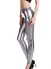 Ysdnchi vrouwen punk rock leggins heldere pailletten broek sexy leggings gouden zilveren dans glanzende leggins